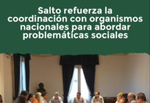 Salto refuerza la coordinación con organismos nacionales para abordar problemáticas sociales