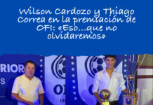 Wilson Cardozo y Thiago Correa en la premiación de OFI: «Eso…que no olvidaremos»