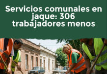 Servicios comunales en jaque: 306 trabajadores menos