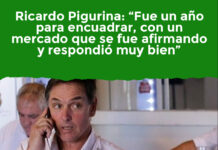 Ricardo Pigurina: “Fue un año para encuadrar, con un mercado que se fue afirmando y respondió muy bien”