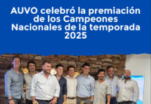AUVO celebró la premiación de los Campeones Nacionales de la temporada 2025