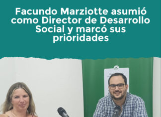 Facundo Marziotte asumió como Director de Desarrollo Social y marcó sus prioridades