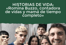 HISTORIAS DE VIDA: «Romina Buzzo, contadora de vidas y mamá de tiempo completo»