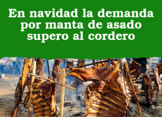 En navidad la demanda por manta de asado supero al cordero