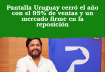 Pantalla Uruguay cerró el año con el 95% de ventas y un mercado firme en la reposición
