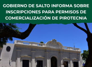 Salto abre inscripciones para permisos de venta de pirotecnia de cara a la temporada festiva