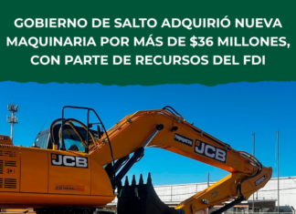 Gobierno de Salto adquirió nueva maquinaria por más de $36 millones con apoyo del FDI