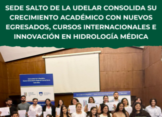 Sede Salto de la Udelar consolida su crecimiento académico con nuevos egresados, cursos internacionales e innovación en hidrología médica