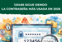 123456 sigue siendo la contraseña más usada en 2025