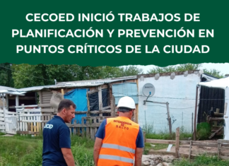 CECOED activó un plan preventivo en zonas críticas de Salto ante posibles eventos climáticos