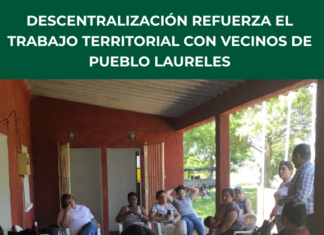 Descentralización refuerza el trabajo territorial con vecinos de Pueblo Laureles