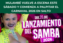 Mulambé, la última campeona de las escuelas de samba de Salto, se presenta este sábado 20