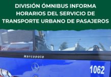 Nuevos horarios del transporte urbano en Salto desde el 8 de diciembre