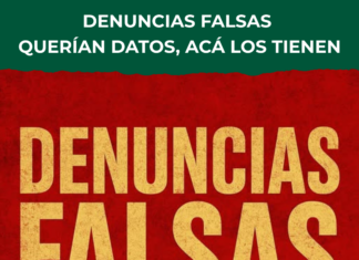 Denuncias falsas; querían datos, acá los tienen