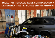 Incautan mercadería de contrabando y detienen a tres personas en San Antonio