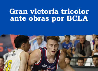 Gran victoria tricolor ante obras por BCLA