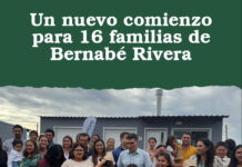 Un nuevo comienzo para 16 familias de Bernabé Rivera