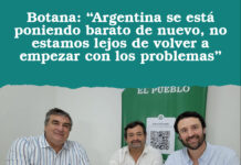 Botana: “Argentina se está poniendo barato de nuevo, no estamos lejos de volver a empezar con los problemas”