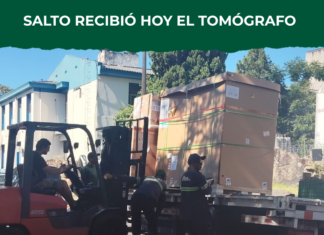 Salto recibió hoy el tomógrafo