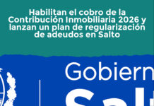 Habilitan el cobro de la Contribución Inmobiliaria 2026 y lanzan un plan de regularización de adeudos en Salto