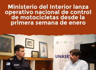 Ministerio del Interior lanza operativo nacional de control de motocicletas desde la primera semana de enero