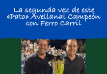 La segunda vez de este «Pato» Avellanal Campeón con Ferro Carril