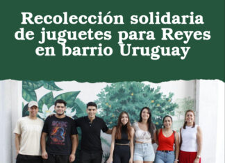 Recolección solidaria de juguetes para Reyes en barrio Uruguay