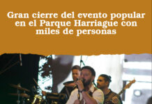 Gran cierre del evento popular en el Parque Harriague con miles de personas