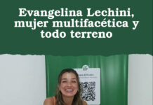 Evangelina Lechini, mujer multifacética y todo terreno