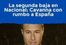 La segunda baja en Nacional; Cavanna con rumbo a España