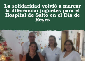 La solidaridad volvió a marcar la diferencia: juguetes para el Hospital de Salto en el Día de Reyes