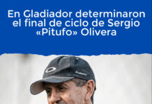 En Gladiador determinaron el final de ciclo de Sergio «Pitufo» Olivera