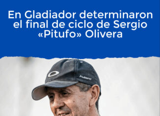En Gladiador determinaron el final de ciclo de Sergio «Pitufo» Olivera