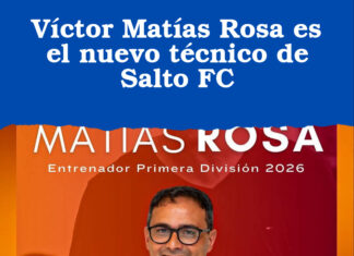 Víctor Matías Rosa es el nuevo técnico de Salto FC