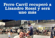 Ferro Carril recuperó a Lisandro Rossi y será uno más