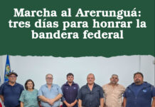 Marcha al Arerunguá: tres días para honrar la bandera federal