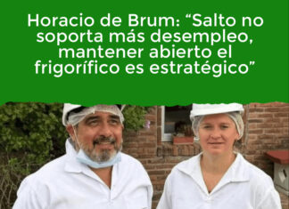 Horacio de Brum: “Salto no soporta más desempleo, mantener abierto el frigorífico es estratégico”