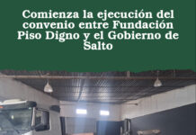 Comienza la ejecución del convenio entre Fundación Piso Digno y el Gobierno de Salto