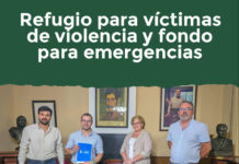 Refugio para víctimas de violencia y fondo para emergencias