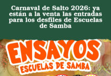 Carnaval de Salto 2026: ya están a la venta las entradas para los desfiles de Escuelas de Samba