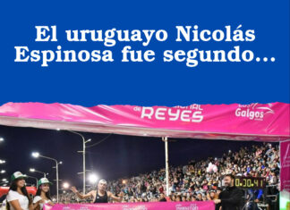 El uruguayo Nicolás Espinosa fue segundo…