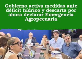 Gobierno activa medidas ante déficit hídrico y descarta por ahora declarar Emergencia Agropecuaria