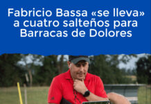 Fabricio Bassa «se lleva» a cuatro salteños para Barracas de Dolores