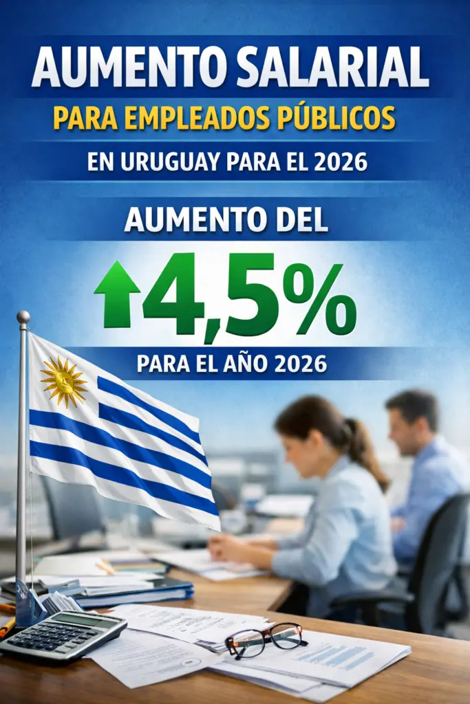 Aumento salarial del 4,5% para funcionarios públicos desde enero