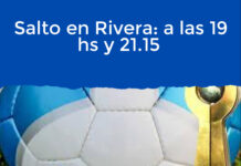 Salto en Rivera: a las 19 hs y 21.15′