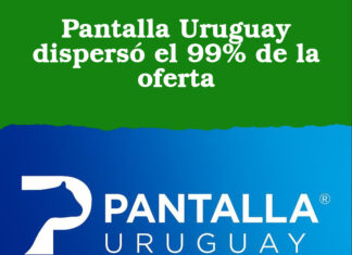 Pantalla Uruguay dispersó el 99% de la oferta