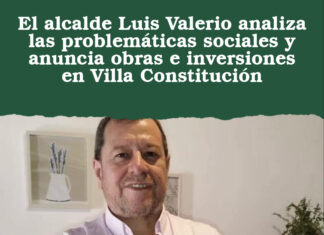 El alcalde Luis Valerio analiza las problemáticas sociales y anuncia obras e inversiones en Villa Constitución
