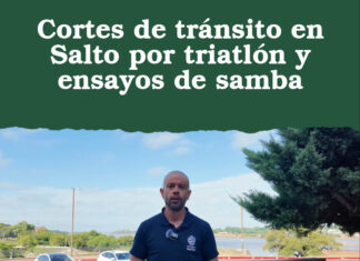 Cortes de tránsito en Salto por triatlón y ensayos de samba