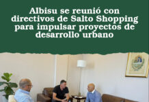 Albisu se reunió con directivos de Salto Shopping