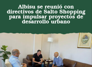 Albisu se reunió con directivos de Salto Shopping